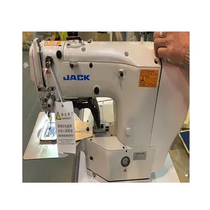 Boa condição usado jack 1906s máquina de costura industrial multi agulha máquina de costura fabricação botão do cílio