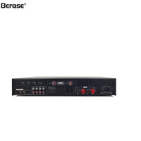 Berase ev Karaoke 2 mikrofon girişi mikser 2 kanal entegre Stereo ses profesyonel ses elektrikli ses yükseltici