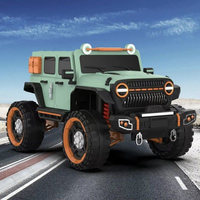Camion tout-terrain pour enfants alimenté par batterie 12V 7Ah 4x4 avec télécommande et Bluetooth