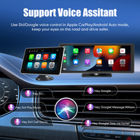 Autoradio multimédia universel sans fil CarPlay Android Auto 5/7/7,5/9/10,26 pouces, lecteur vidéo portable avec écran tactile et USB/AUX