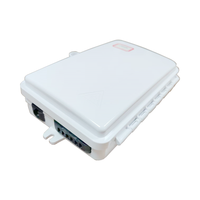 Caja de Distribución de Fibra Óptica FTTH HANLI HX-003, 1 Entrada/2-6 Salidas, Conector SC