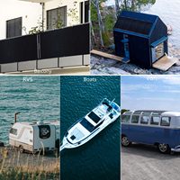 MWT HBC Esnek Güneş Paneli 150w Mono Kristal RV Çatısına Montajlı Güneş Enerjisi Ürünleri Özel Hizmet