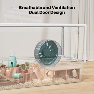 <span class=keywords><strong>Cage</strong></span> d'Habitat pour <span class=keywords><strong>Hamster</strong></span> en Acrylique Transparent Personnalisée, Grande Surface de Vie Visible, pour Cochon d'Inde, Souris - Product Image 6