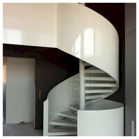 Escalier en colimaçon Prima Minimalist Best Seller, fabrication exquise, pour espaces commerciaux