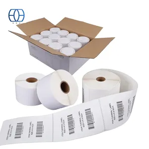 Factory Price Customize Any Size Waterproof Round Label Roll Blank