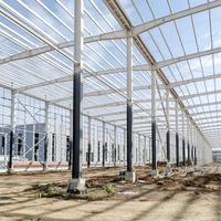 Nave Industrial Resistente, Estructura de Acero al Carbono, Prefabricada, al Mejor Precio