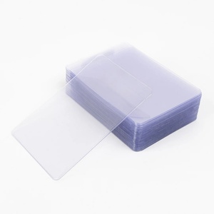 Custom Wholesale Durable PVC Transparent Semi Rigid <b>Card</b> <b>Holders</b> Protectors/Sleeves Modern No Closure Custom Logo Credit <b>Card</b> - Product Image 3