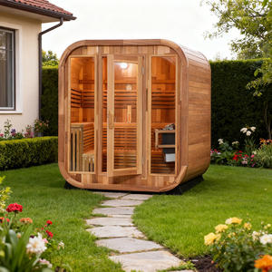 Saunas Tradicionales de Luz Roja, Saunas Finlandesas de Baño Seco, Bancos de Descanso, Cubos de Spa, Saunas de Barril para Exteriores - Product Image 1