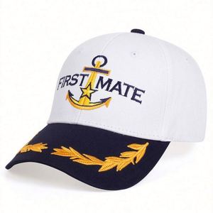 Gorra de Béisbol Personalizada al por Mayor, Gorra de Capitán con Logotipo Bordado en Algodón de 6 Paneles - Product Image 5