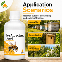 Liquide attractif pour abeilles de 250 ml, haute performance, appât liquide pour nuages d'abeilles, pour boîte à nuages d'abeilles, fournitures d'apiculture