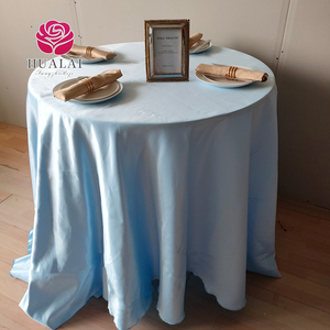 S026-high Quality Wholesale 132 Inch Round <strong>Rectangle</strong> Plain Matte Labour Satin <strong>Tablecloth</strong> Covers for Weddings Events Party - Product Image 2