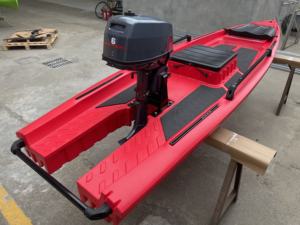 <span class=keywords><strong>Bateau</strong></span> BOTE de 13 Pieds à Rames, Petite Embarcation d'<span class=keywords><strong>Eau</strong></span> Salée Camouflage, Monoplace à Vendre avec Moteur Hors-Bord - Product Image 4