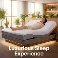 Matelas intelligent de haute qualité, respirant et écologique, avec modes personnalisables et hauteur réglable, pour personnes âgées et usage familial