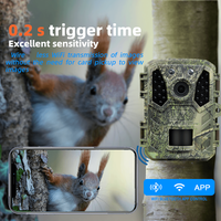 Caméra de surveillance économique Sensvision 4K 64MP CMOS 4G LTE à détection de mouvement, vision nocturne, étanche, alimentée par batterie solaire
