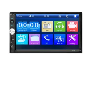 2 Din Audio Stereo Video Mp5 Multimedia Player AUX Fm Radio Hd 1080p Touch Screen 7" 7012b Car Radio