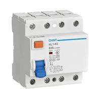 Disjoncteur différentiel Chint NL1-63 2P RCCB IEC/EN 61008-1 Protection contre les courants résiduels 25A-100A 6kA Capacité de coupure 230V/400V 50/60Hz