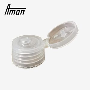 Capuchon à clapet Aman 24/410 en PP, matériau durable, anti-fuite, pour bouteilles et cosmétiques - Product Image 1