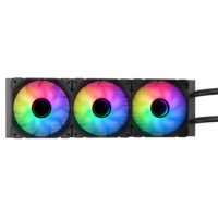 Radiateur d'ordinateur ARGB Ruix 360 mm, refroidisseur de processeur PC avec pompe et interface d'alimentation 3 broches, refroidissement liquide à couleur fixe pour le bureau et les jeux