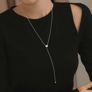 Cadena de Plata de Ley S925 con Colgante de Corazón de 68 cm, Diseño Minimalista, Joyería para Regalo - Product Image 3