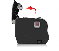 Printer Barcode Xprinter XP-365B 80mm dengan USB Bluetooth Kompatibel Android IOS Mendukung ESC Printer Label Thermal