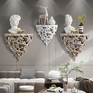 Decoração Criativa de Prateleira Estilo Europeu para Pendurar na Parede, Decoração de Parede para Casa, Uso em Múltiplos Ambientes, Acessórios de Decoração por Atacado - Product Image 3