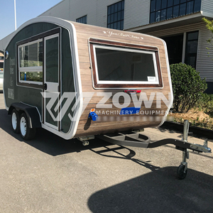 2026 Vintage Food <b>Trailer</b> Mobile Coffee Bar Truck Retro Street Food Cart For Sale - Product Image 2