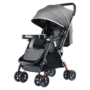 JXB CS15 Commercio All'ingrosso Tessuto di Lino Tutto Terreno Bambino Passeggino con Design pieghevole funzionale per lo Shopping & Viaggi - Product Image 1