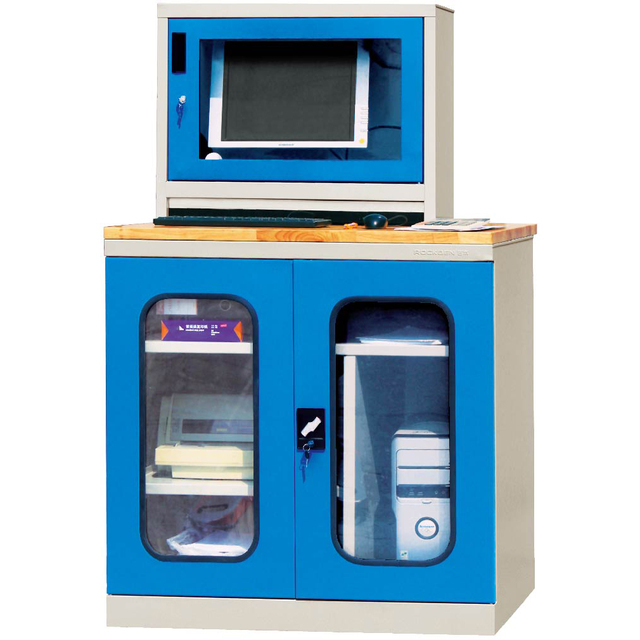 E136601 Popular Promotional Workshop Use Mobile Computer Cabinet with Keyboard Drawer