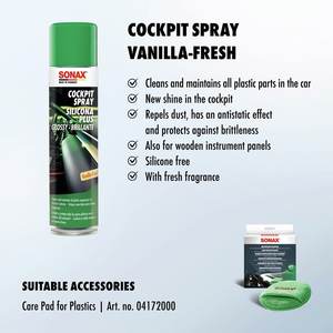 Brillant pour l'intérieur de voiture, parfum vanille, effet brillant et senteur agréable, 400ml - Product Image 2