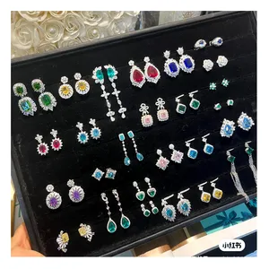 Earrings Aretes 925 Sterling Silver pendientes largos de plata 925 Jewelry Earnings For Women fashion fine jewelry earrings