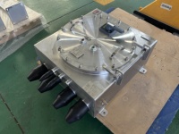 Boîtier de commande d'éclairage antidéflagrant Ex d Ex E IP66 AC220V pour systèmes électriques industriels en zones dangereuses