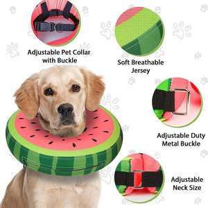 Collar de Recuperación para Mascotas de PVC Suave con Diseño de Sandía, Simple y de Alta Calidad - Product Image 5