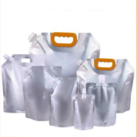 Sacs d'emballage en aluminium avec bec verseur, impression numérique personnalisée, debout, étanches, avec poignée