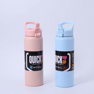 Basic Dual-Handle Stainless Steel Vacuum <b>Insulated</b> <b>Mug</b> Thermal Flask With 6-12 Hours Insulation for Back to School Outdoor Use - Product Image 4