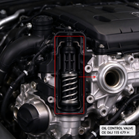 06J115679H Pipa Saluran Pendingin Mesin untuk VW Audi Skoda EA888 2.0T TSI Konektor Selang Air Suku Cadang Mobil Grosir