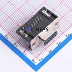 2311763-3 D-Sub/VGA Connector Bent Lead Through Hole Connector Female 15P Right Angle Insert 3 - Product Image 1