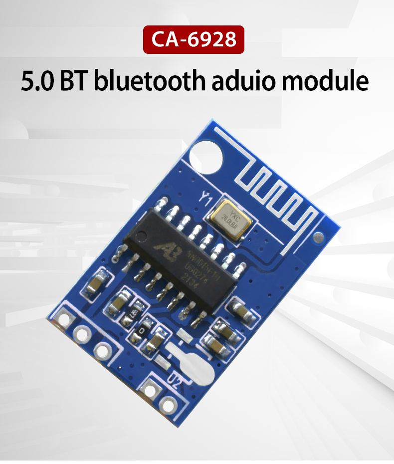 CA-6928 5V bt 5.0 Sound Dual Digital Power Amplifier Board Class D Audio Amplifier Module