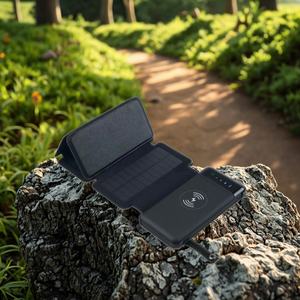 Cargador Portátil de Energía Solar Removible de Alta Eficiencia, Cargador Inalámbrico para Teléfono Móvil con Pantalla Digital - Product Image 6