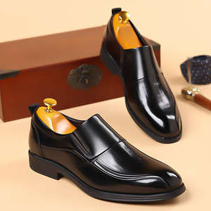 Chaussures habillées décontractées pour hommes, faites à la main, à lacets, surélevées, pour le bureau, professionnelles, en cuir véritable, vente en gros - Product Image 3