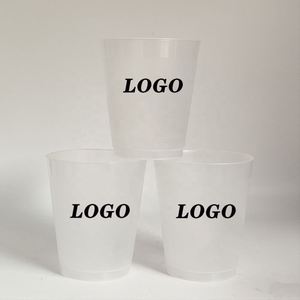 Vasos de Plástico Desechables PP Esmerilados al por Mayor con Logotipo Personalizado Impreso, Ecológicos y Libres de BPA para Bodas y Fiestas - Product Image 3
