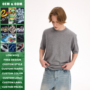 Classic Fit Mock Neck Short Sleeve Tee Solid Soft Knit Cotton Like <b>Tshirt</b> for Men Spring Summer - Product Image 1