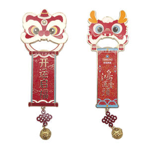 Abridor de Botellas de Cerveza Magnético de Aleación de Zinc Personalizado de Fábrica, Abridor de Botellas con Imán para Refrigerador - Product Image 6