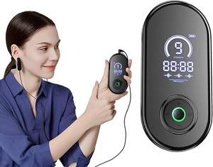 Dispositivo Portátil de Microcorriente para Ayudar a Dormir, Terapia de Pulsos Inteligente USB, Alivio del Insomnio y la Ansiedad, Clips para Orejas para Usar en el Auto, el Hogar, al Aire Libre y en Hoteles - Product Image 1