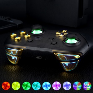 Kit de modification LED DIY EXtremeRate DTFS pour Nintendo Switch Pro - Joysticks, D-pad, ensemble complet de boutons pour NS Pro - Product Image 3