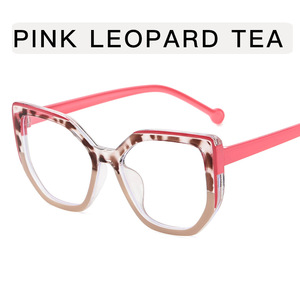 Occhiali da Sole Unisex alla Moda con Montatura in PC Leopardata e Lenti a Specchio, Design Decorativo di Alta Definizione - Product Image 4