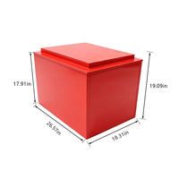 Série de chariots d'atelier et armoires à outils MaoRong OBM en fer rouge, étanches, avec revêtement magnétique en poudre, pour rangement portable sur bureau