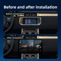 Écran tactile multimédia stéréo de voiture sans fil 13,3 pouces CarPlay Android Auto, lecteur DVD, GPS automobile pour Land Rover Evoque 12-19