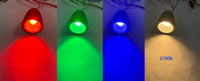 Module LED intelligent Benory 24V, 6 fils, RGBCCT 5-en-1, DMX, Tuya Wifi, Zigbee, Dali, Knx, Loxone, PWM, RA95, blanc réglable, spot MR16