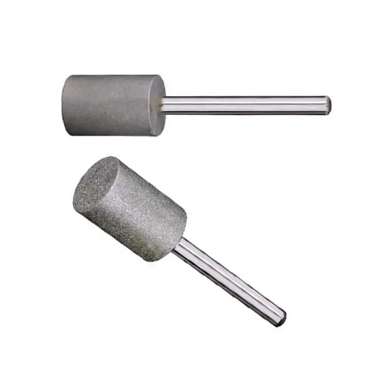 Cylindrical Diamond Burs Mounted Point Set Grinding Head Bit For Marble Jade Stone