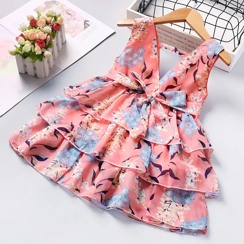 Hot Sale Party Wear Birthday Ball Gown Girls Birthday Party Dress For Baby Girls